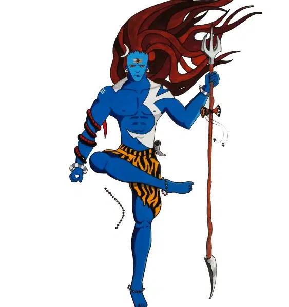 Jai Mahakal Photo Painting