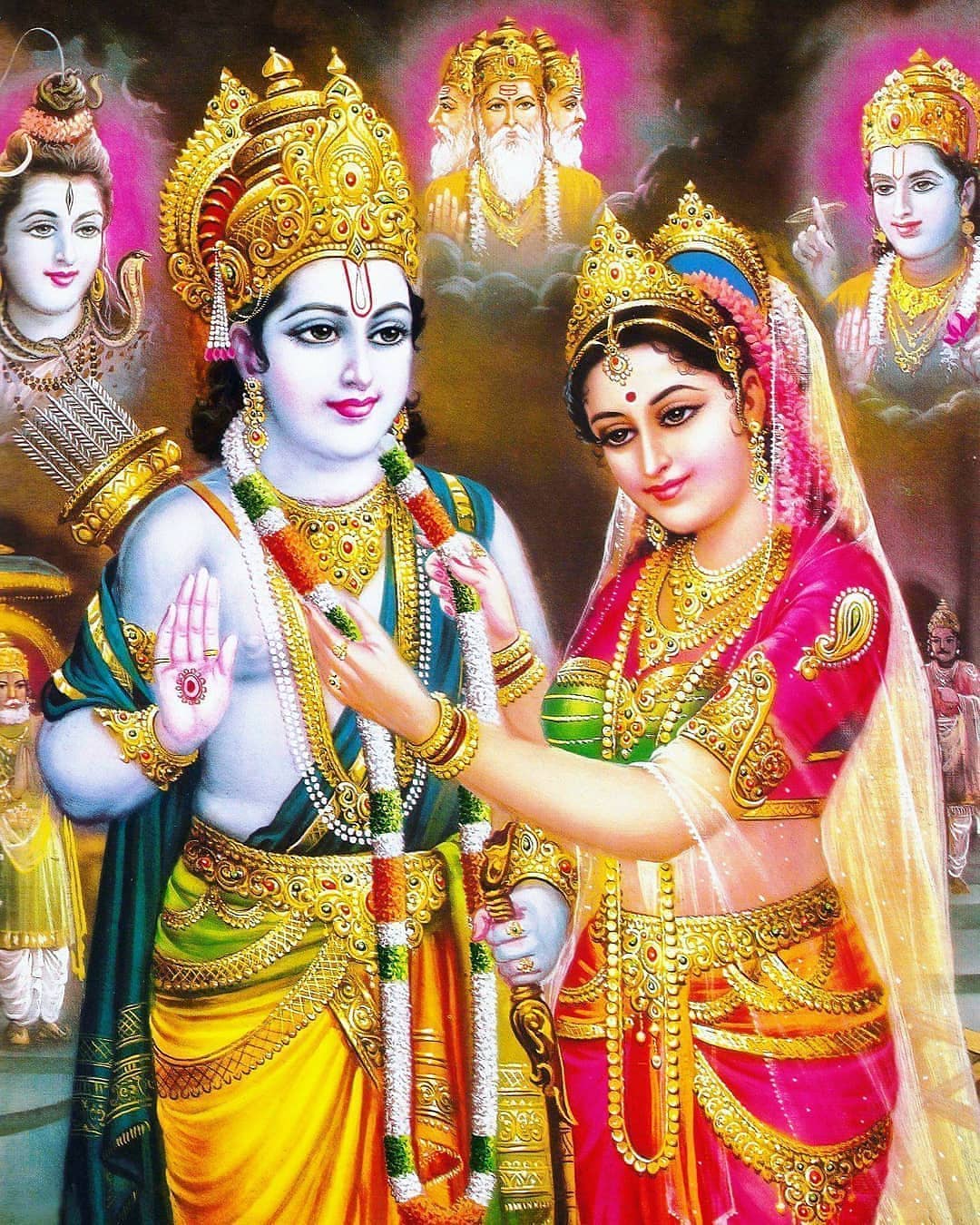 Rama Sita Mata Marrige Photo