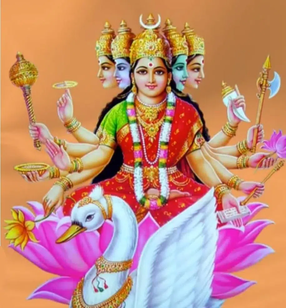 Gayatri Mata Wallpaper for Desktop Download
