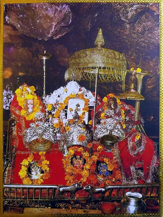 Darshan of Vaishno Devi Maa Hindu Goddess Wallpaper
