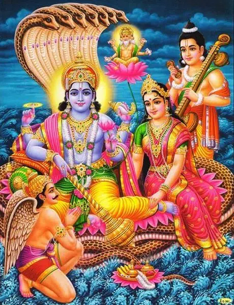 Vishnu Bhagwan Ki Photo