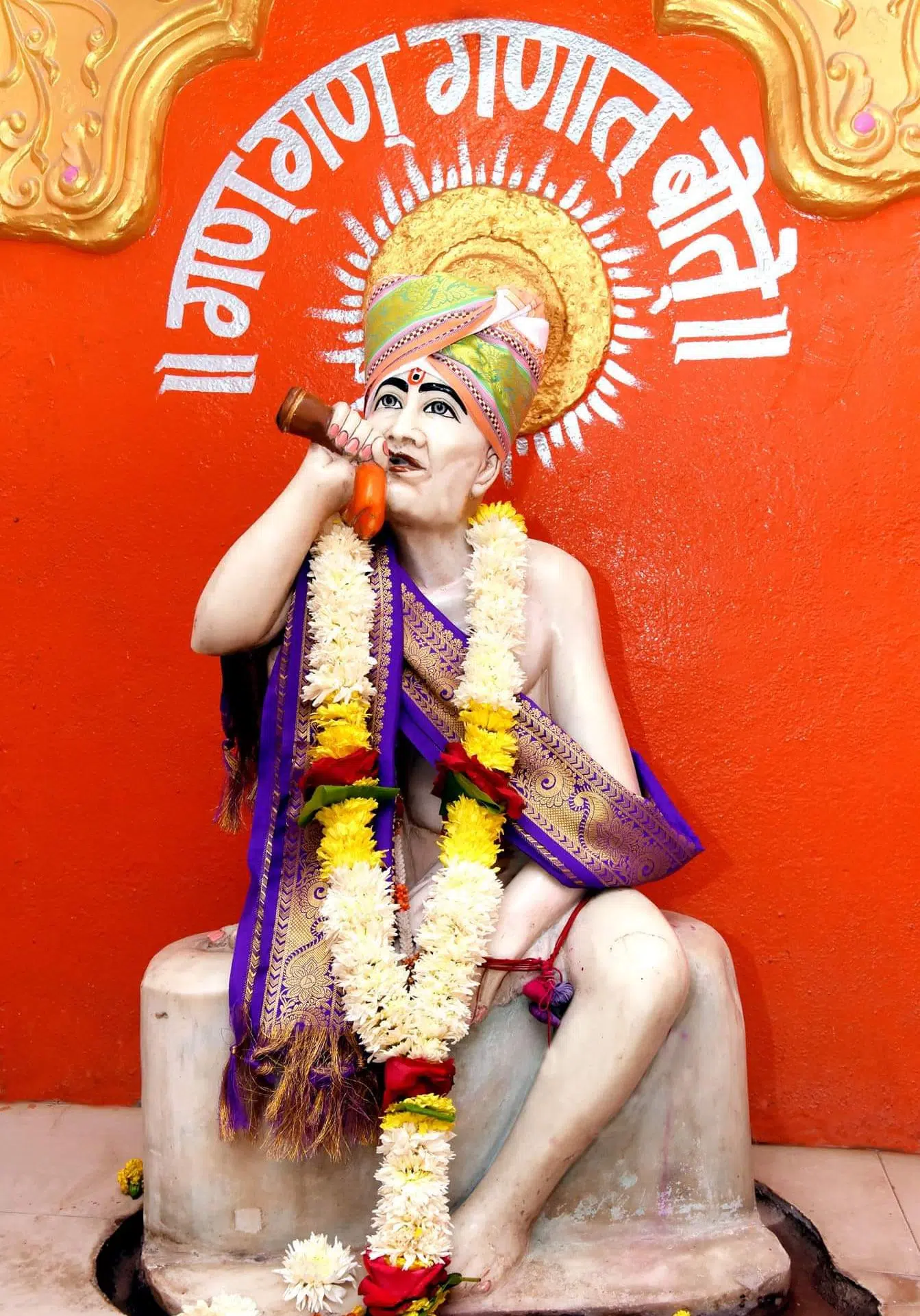 Gan Gan Gajanan Maharaj hd Wallpaper